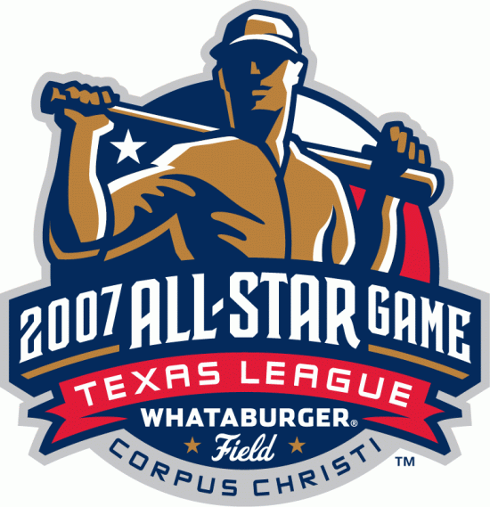 Texas League All-Star Game 2007 Primary Logo iron on transfers for clothing